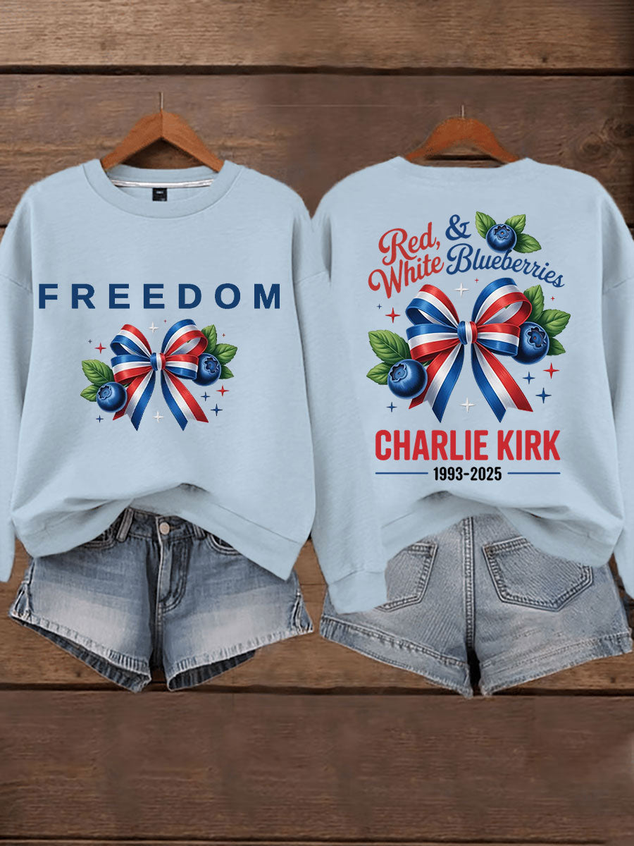 Women's 'Red White & Blueberries' sweatshirt