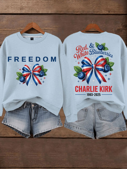 Women's 'Red White & Blueberries' sweatshirt