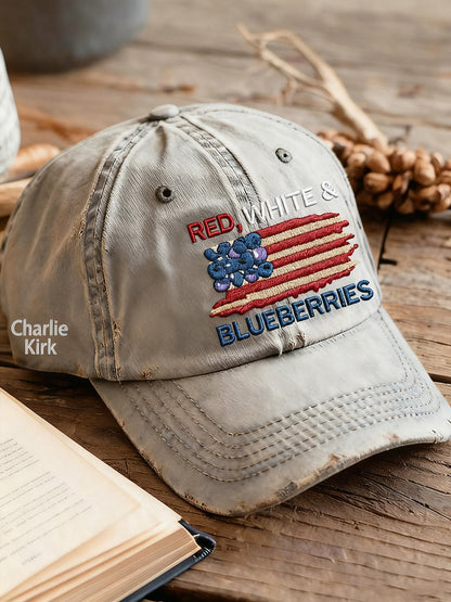 Unisex 'Red White & Blueberries' hat