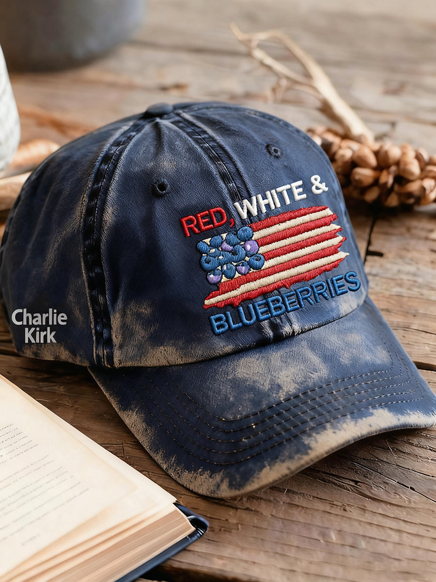 Unisex 'Red White & Blueberries' hat