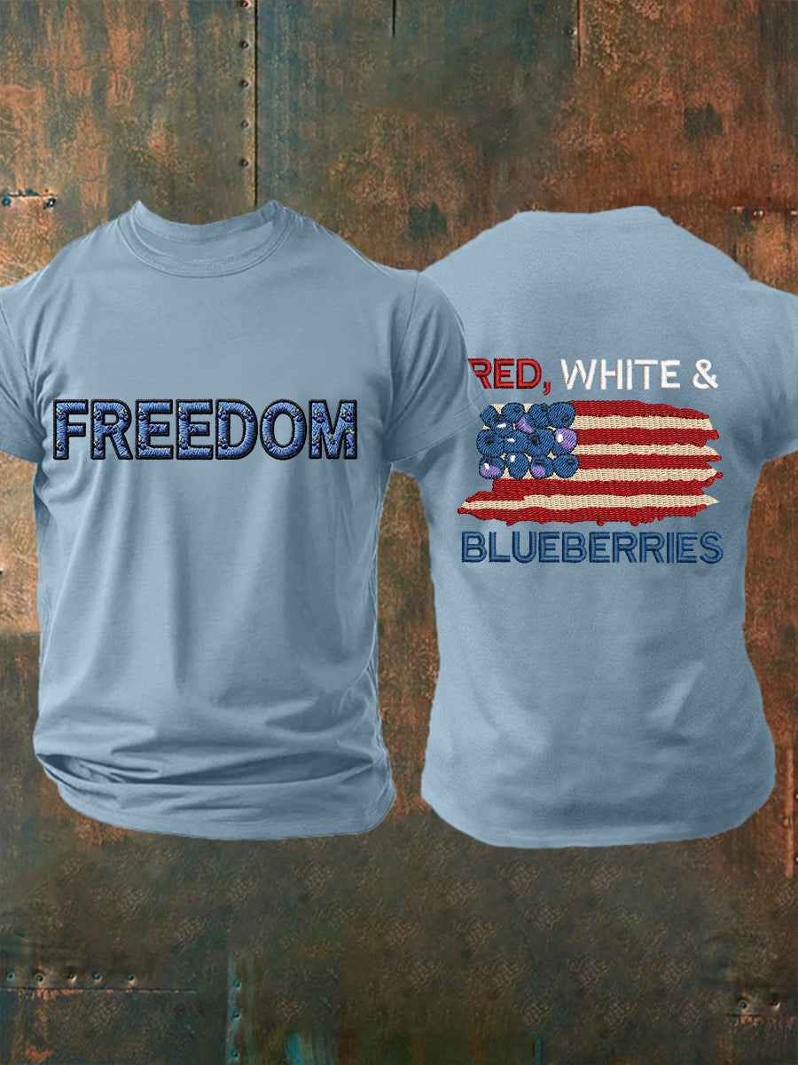 Men's 'Red White & Blueberries' T-shirt