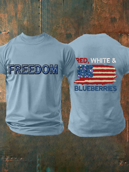 Men's 'Red White & Blueberries' T-shirt