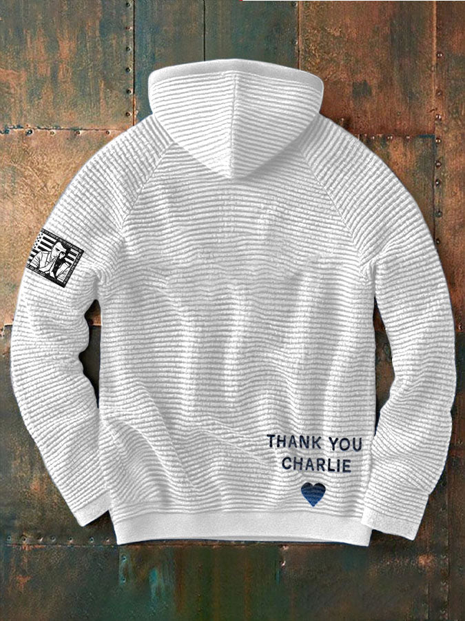 Men's Freedom True Patriot Memorial Printed Hoodie