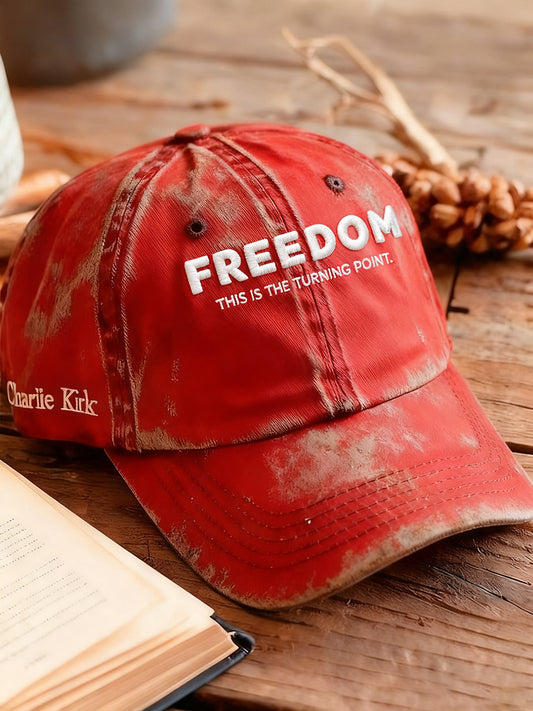 Unisex Freedom Is Not Free R.I.P Charlie Kirk Print Hat