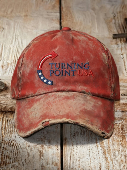 Unisex Charlie Kirk Turning Point USA Trump Commemorative Hat