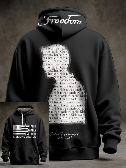 Men's True Patriot Memorial Printed Hoodie