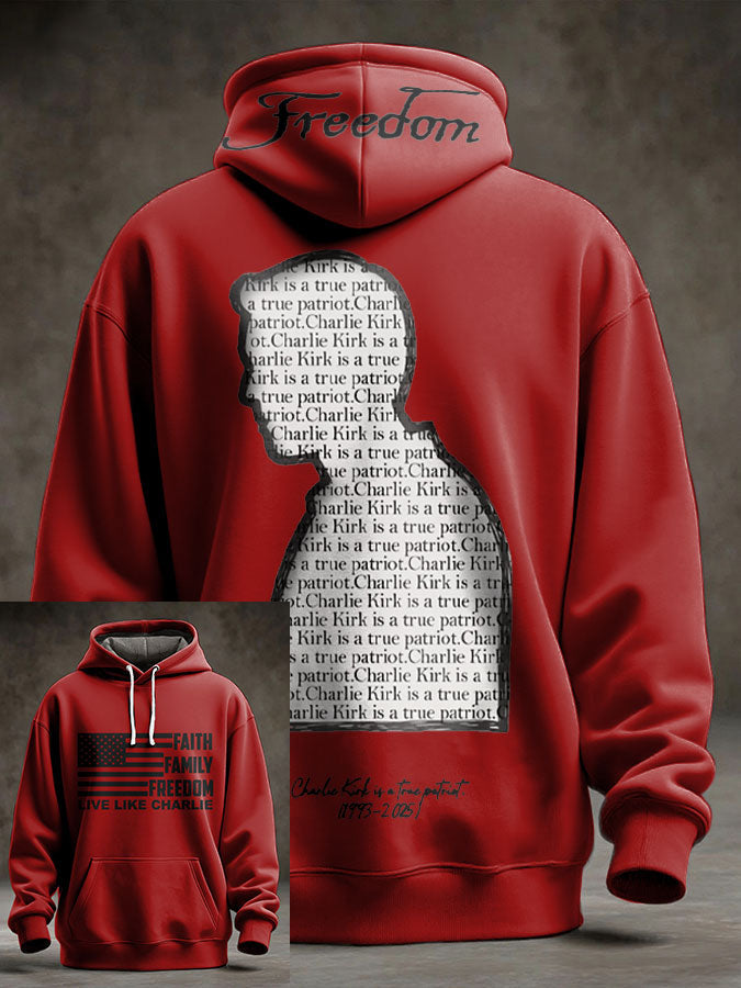 Men's True Patriot Memorial Printed Hoodie