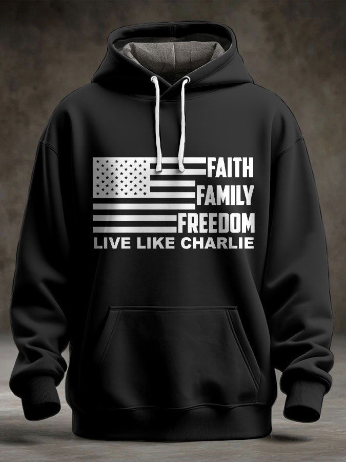 Men's True Patriot Memorial Printed Hoodie