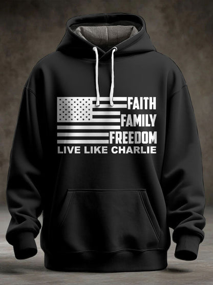 Men's True Patriot Memorial Printed Hoodie