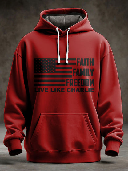 Men's True Patriot Memorial Printed Hoodie