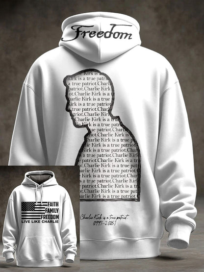 Men's True Patriot Memorial Printed Hoodie