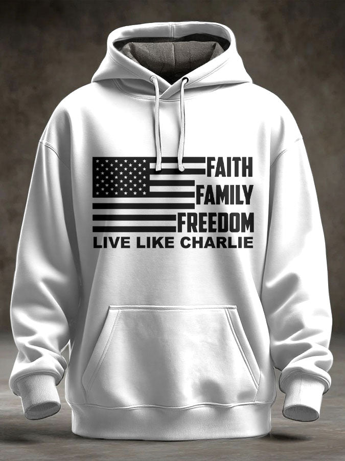 Men's True Patriot Memorial Printed Hoodie