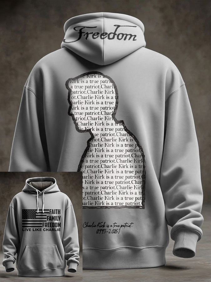 Men's True Patriot Memorial Printed Hoodie