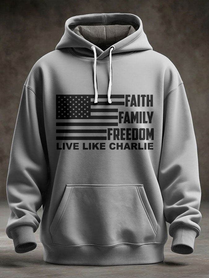 Men's True Patriot Memorial Printed Hoodie