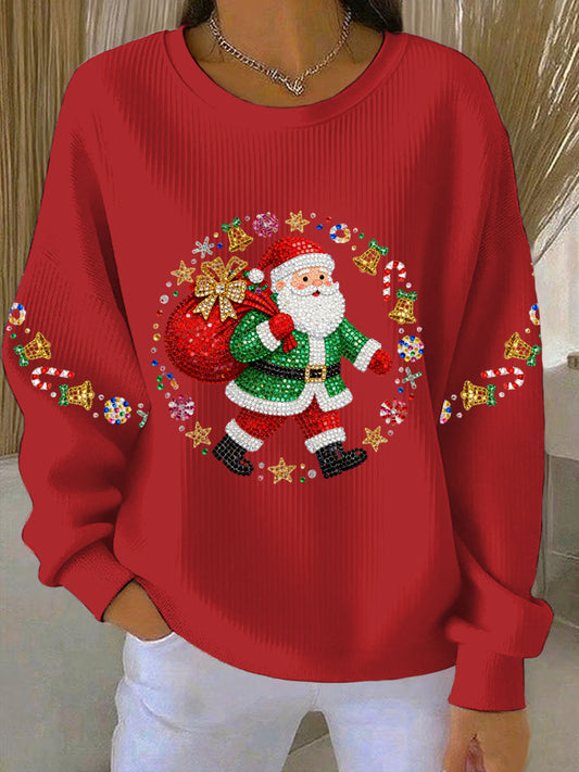 Women's Christmas Print Casual Sweatshirt