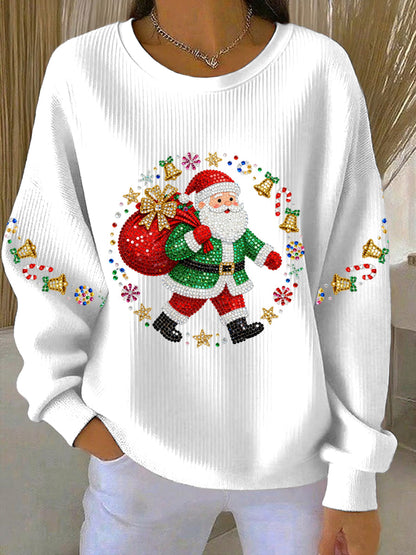 Women's Christmas Print Casual Sweatshirt