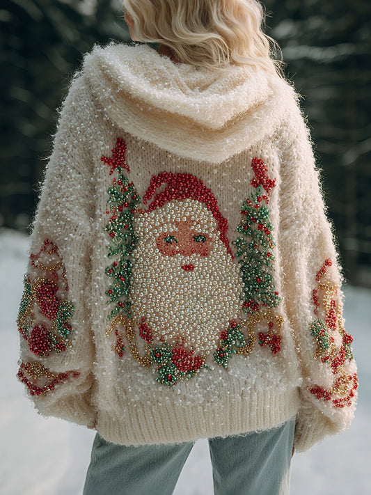 Women's Santa Claus printed tops