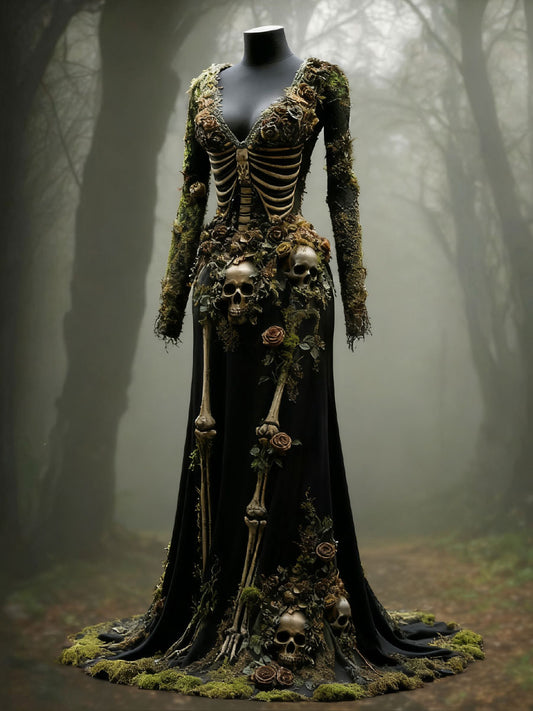 Women's Halloween Skeleton Dress