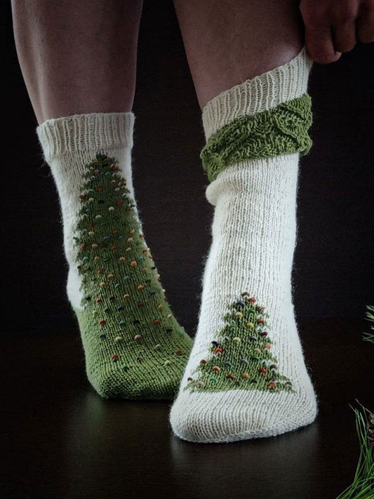 Christmas tree unisex socks