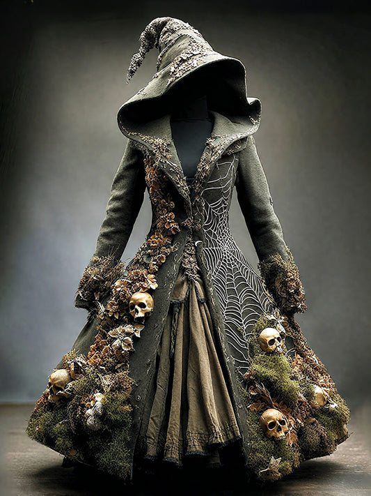 Women's Halloween Witch Trench Coats