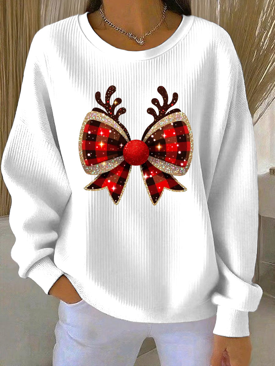Women's Christmas Print Casual Sweatshirt