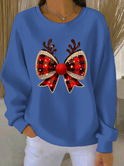 Women's Christmas Print Casual Sweatshirt
