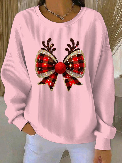 Women's Christmas Print Casual Sweatshirt