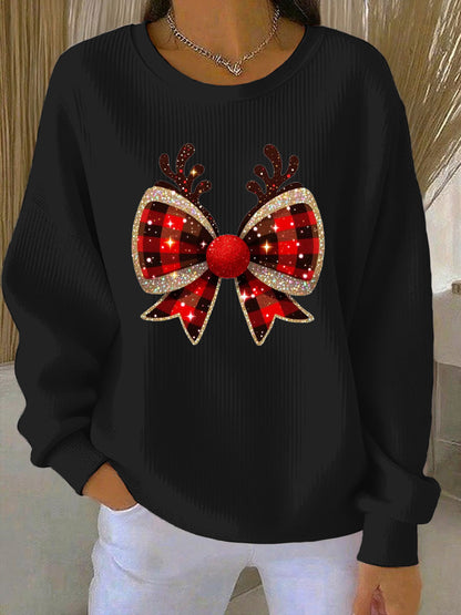 Women's Christmas Print Casual Sweatshirt