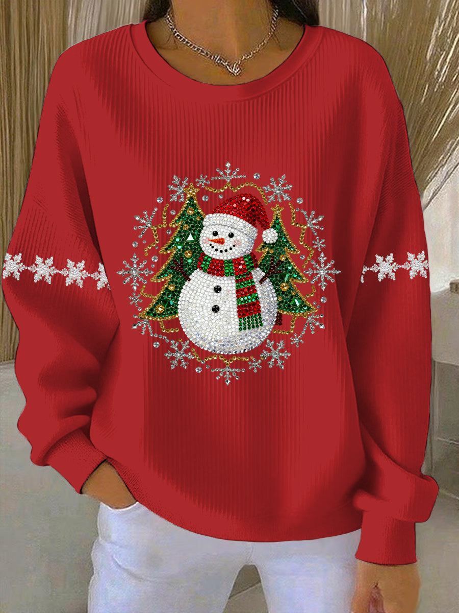 Women's Christmas Print Casual Sweatshirt