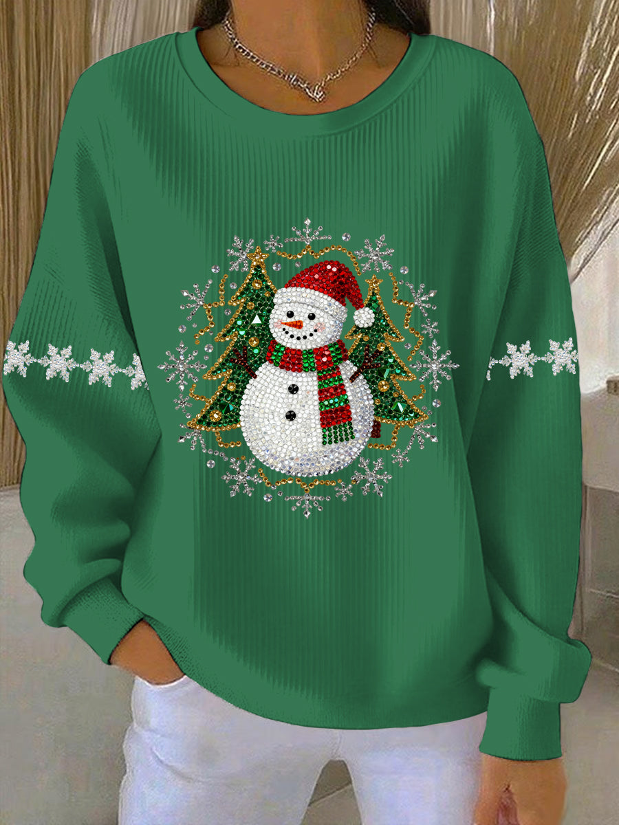 Women's Christmas Print Casual Sweatshirt