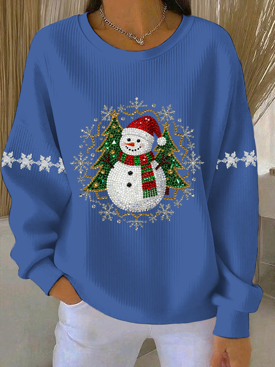 Women's Christmas Print Casual Sweatshirt