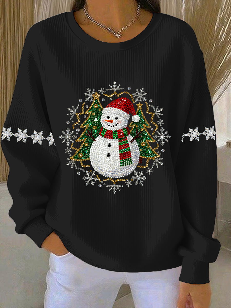 Women's Christmas Print Casual Sweatshirt