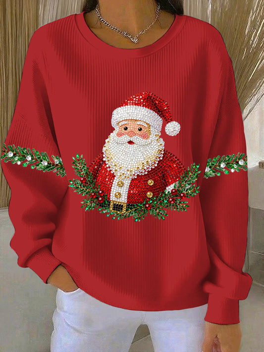 Women's Christmas Print Casual Sweatshirt