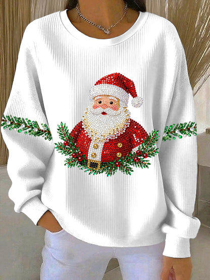 Women's Christmas Print Casual Sweatshirt