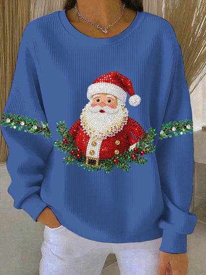 Women's Christmas Print Casual Sweatshirt