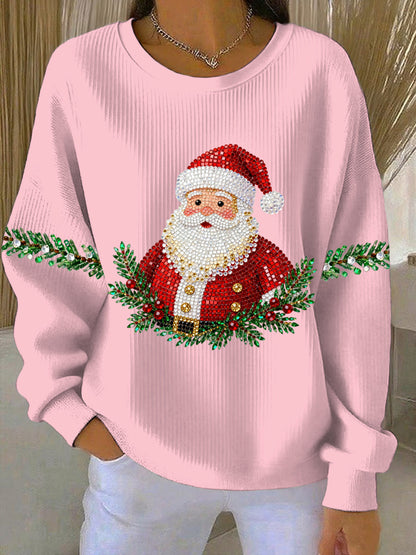Women's Christmas Print Casual Sweatshirt