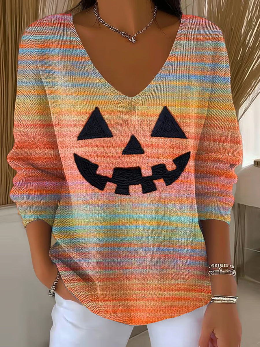Women's Retro Halloween Comfortable Casual Top