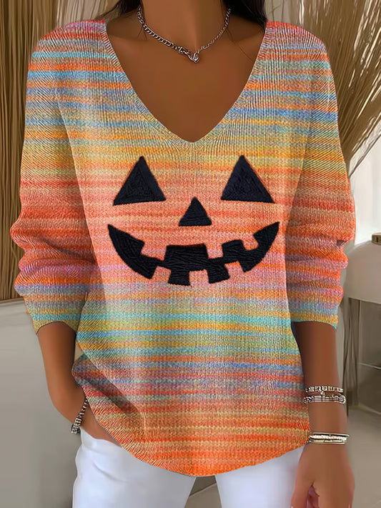 Women's Retro Halloween Comfortable Casual Top
