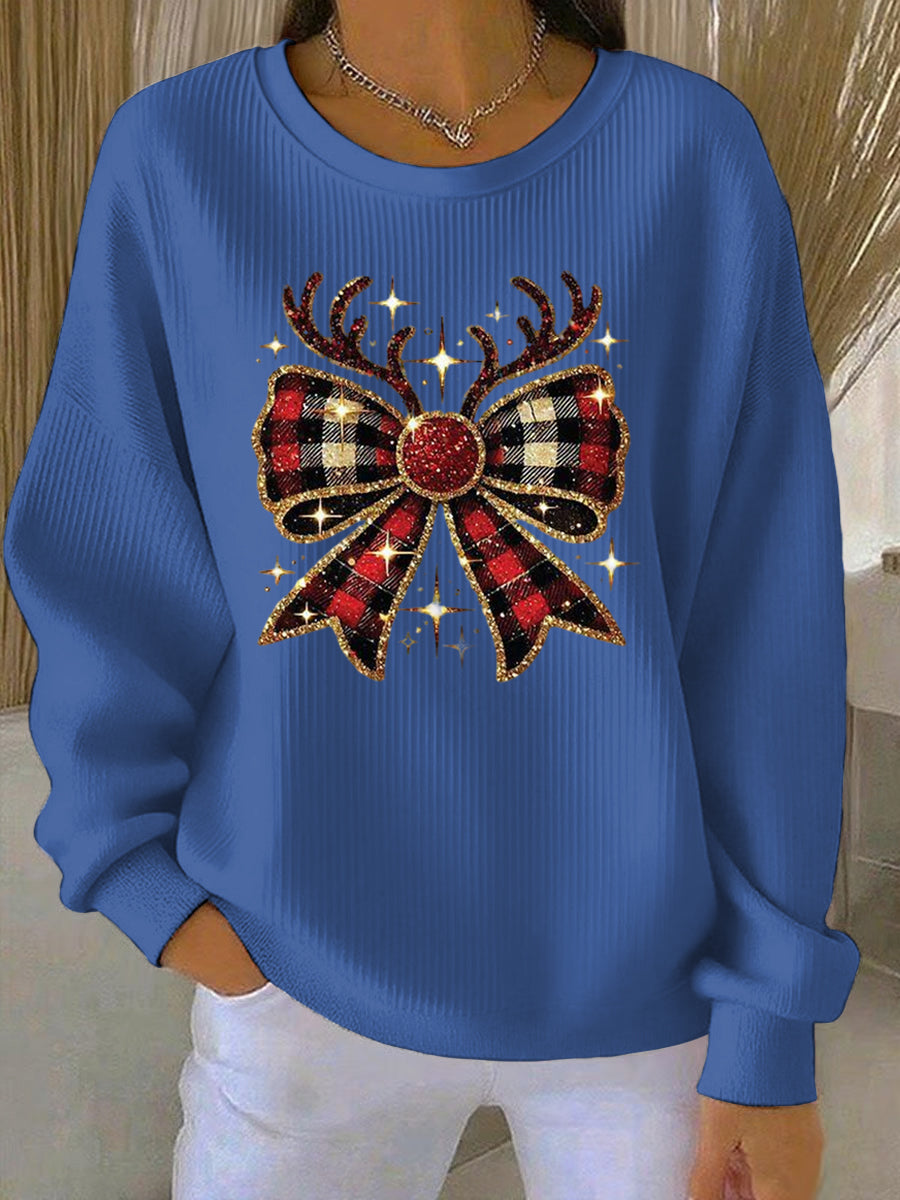 Women's Christmas Print Casual Sweatshirt
