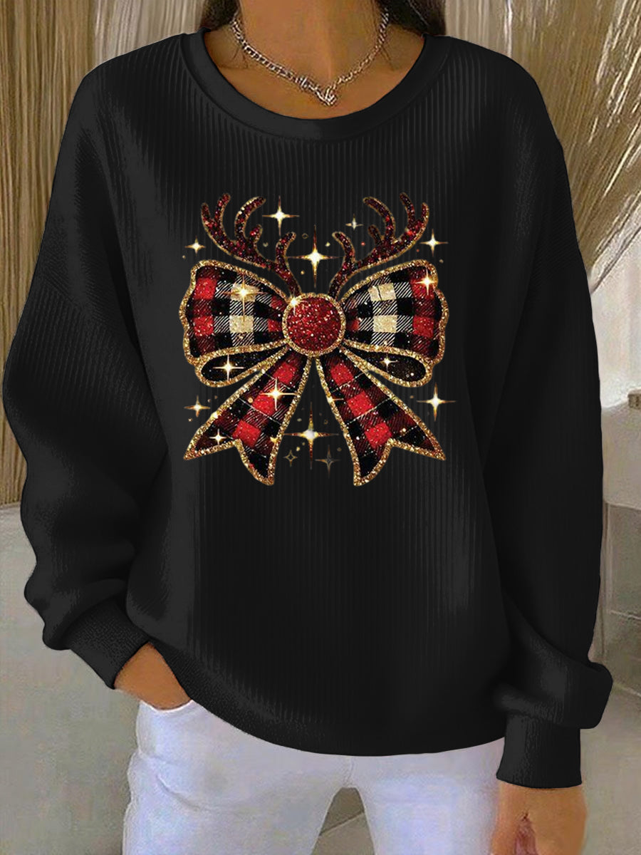 Women's Christmas Print Casual Sweatshirt