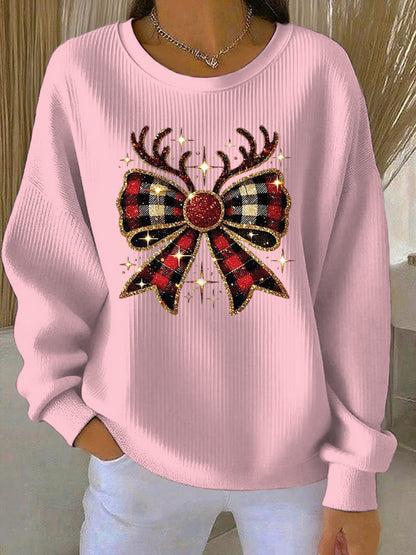 Women's Christmas Print Casual Sweatshirt