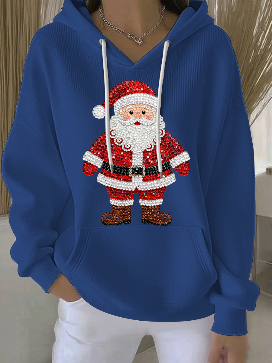 Women's Christmas Print Casual Hoodie