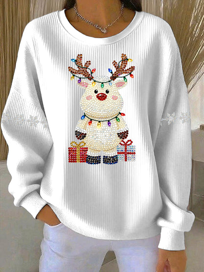 Women's Christmas Print Casual Sweatshirt