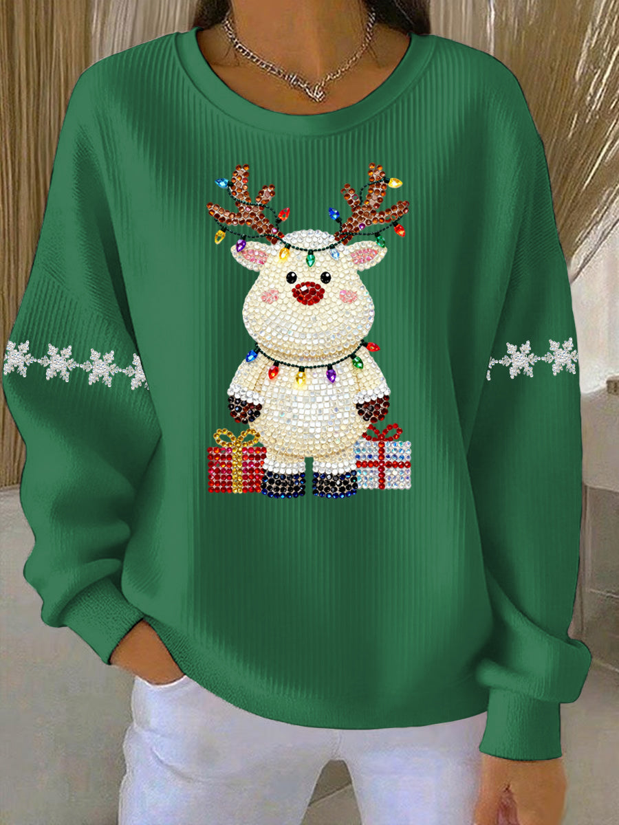 Women's Christmas Print Casual Sweatshirt