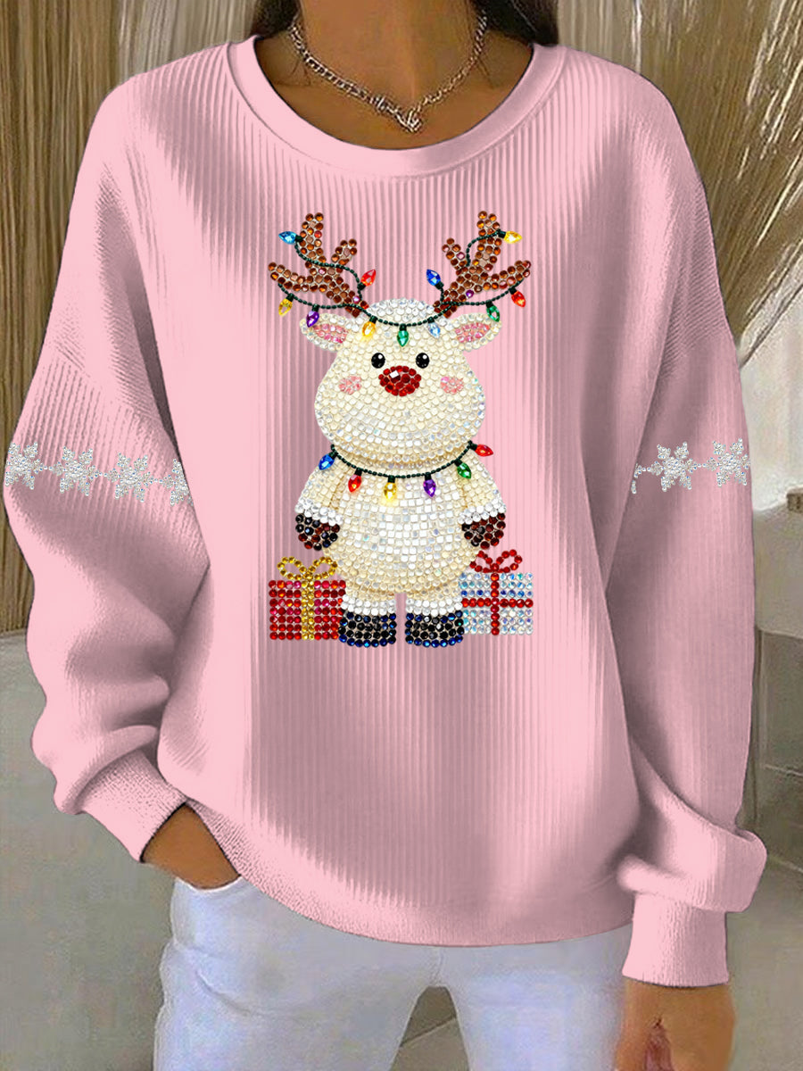 Women's Christmas Print Casual Sweatshirt