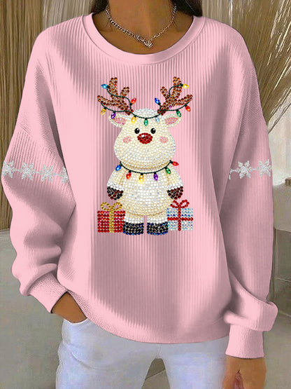 Women's Christmas Print Casual Sweatshirt