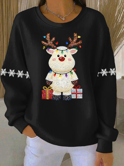 Women's Christmas Print Casual Sweatshirt