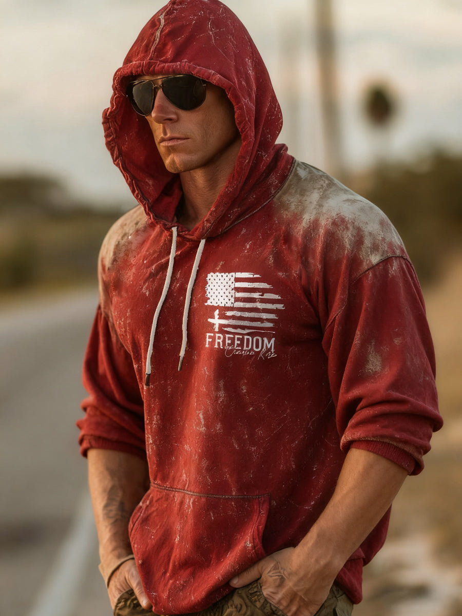 Men's Vintage Freedom Hoodie