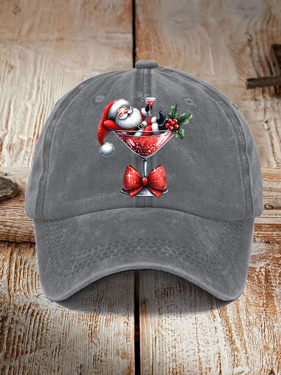 Unisex  Santa Claus Print Hat