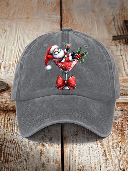 Unisex  Santa Claus Print Hat